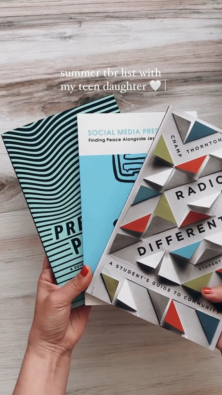 As if you needed more teen book recs, we are here with a small summer stack! Thank you @newgrowthpress for these gems.

Featured 🤩:
Pressure Points: A Guide to Navigating Student Stress
Social Media Pressure
Radically Different: A Student’s Guide to Community

My daughter already went through and chose the order she wants to read these in (listed above). She is thinking of saving the study guide book for the fall as we are in the middle of reading some personal finance books as well this summer. Loving Pressure Points so far - very relatable after her first year of high school!

#booksforteens #readingwithteens #juiceboxreads #homeschoolingteens #homeschoolhighschool #bookstagram #teenbookstagram #newgrowthpress