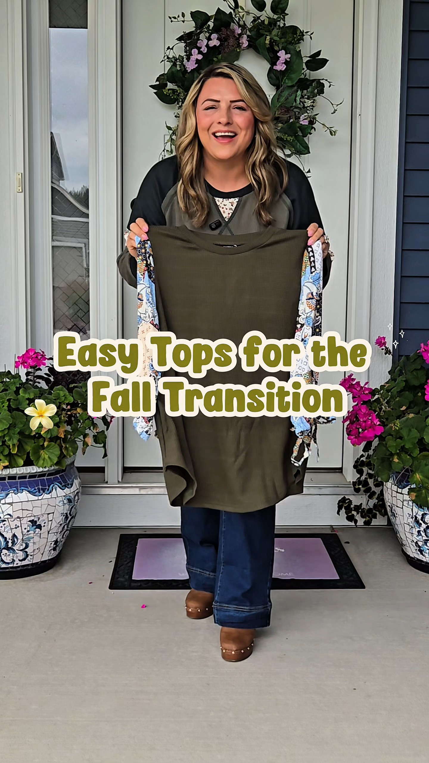 Easy tops for fall transition

#LTKPlusSize #LTKPetite #LTKMidsize