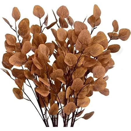 Lyacmy 35.4" 6 Pcs Fall Decor Eucalyptus Stems Artificial Flowers Autumn Decor, Fake Fall Flowers Fall Decorations for Home | Walmart (US)