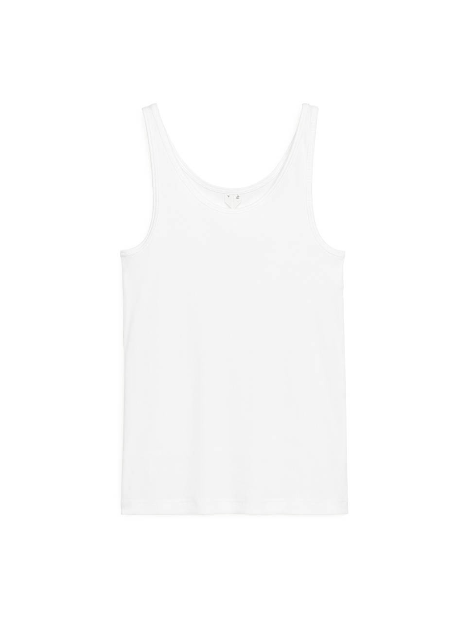 Rib Tank Top - White - ARKET GB | ARKET (US&UK)
