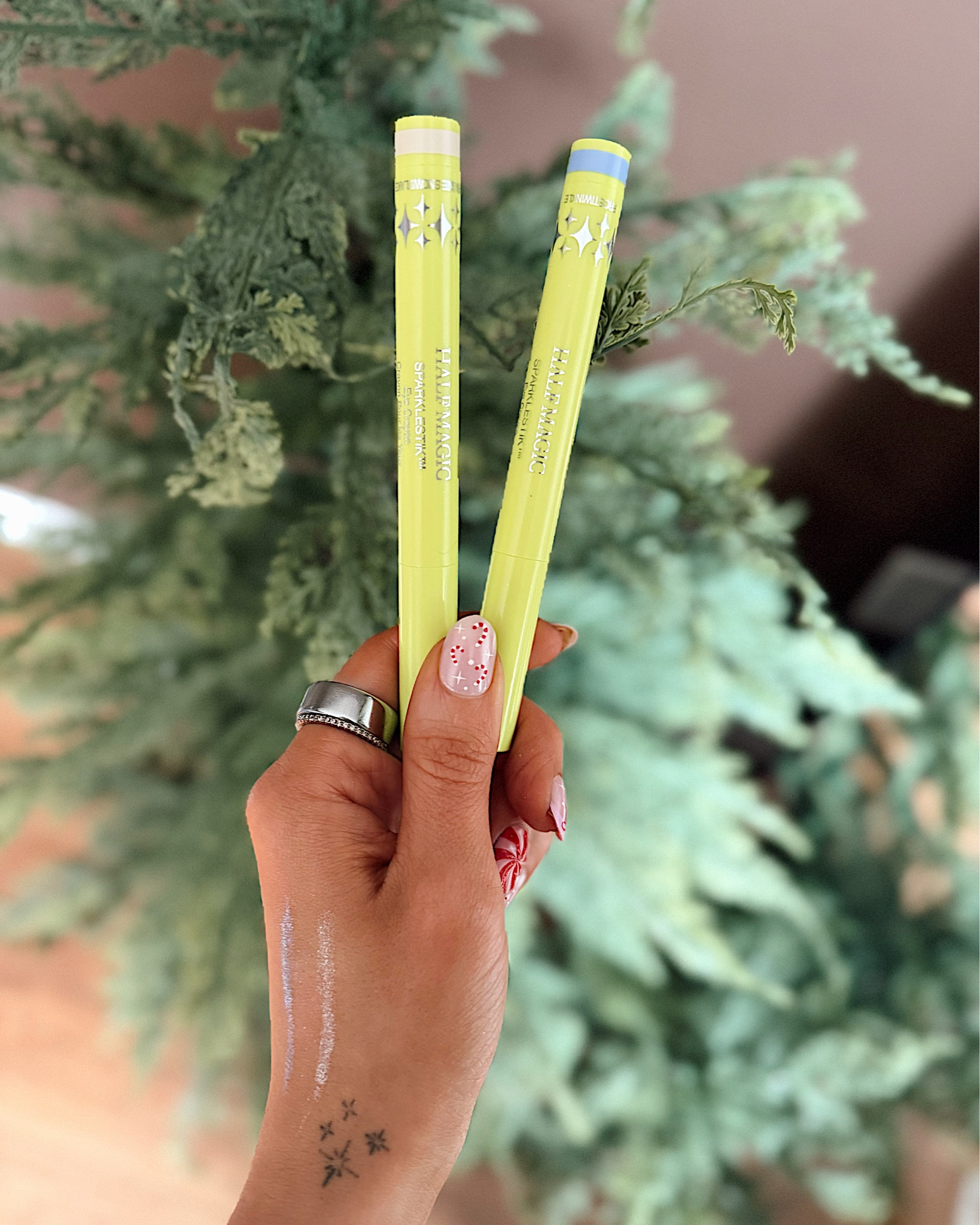 Seriously been loving these Sparklestiks from @halfmagicbeauty! I’m wearing Icy Champagne today and I consider it the perfect daytime sparkle

#LTKFindsUnder50 #LTKselfcare #LTKBeauty
