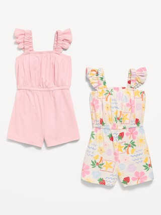 Sleeveless Romper 2-Pack for Toddler Girls | Old Navy (US)