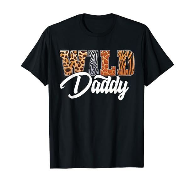 Wild Daddy Zoo Born Wild Birthday Safari Jungle T-Shirt | Amazon (US)