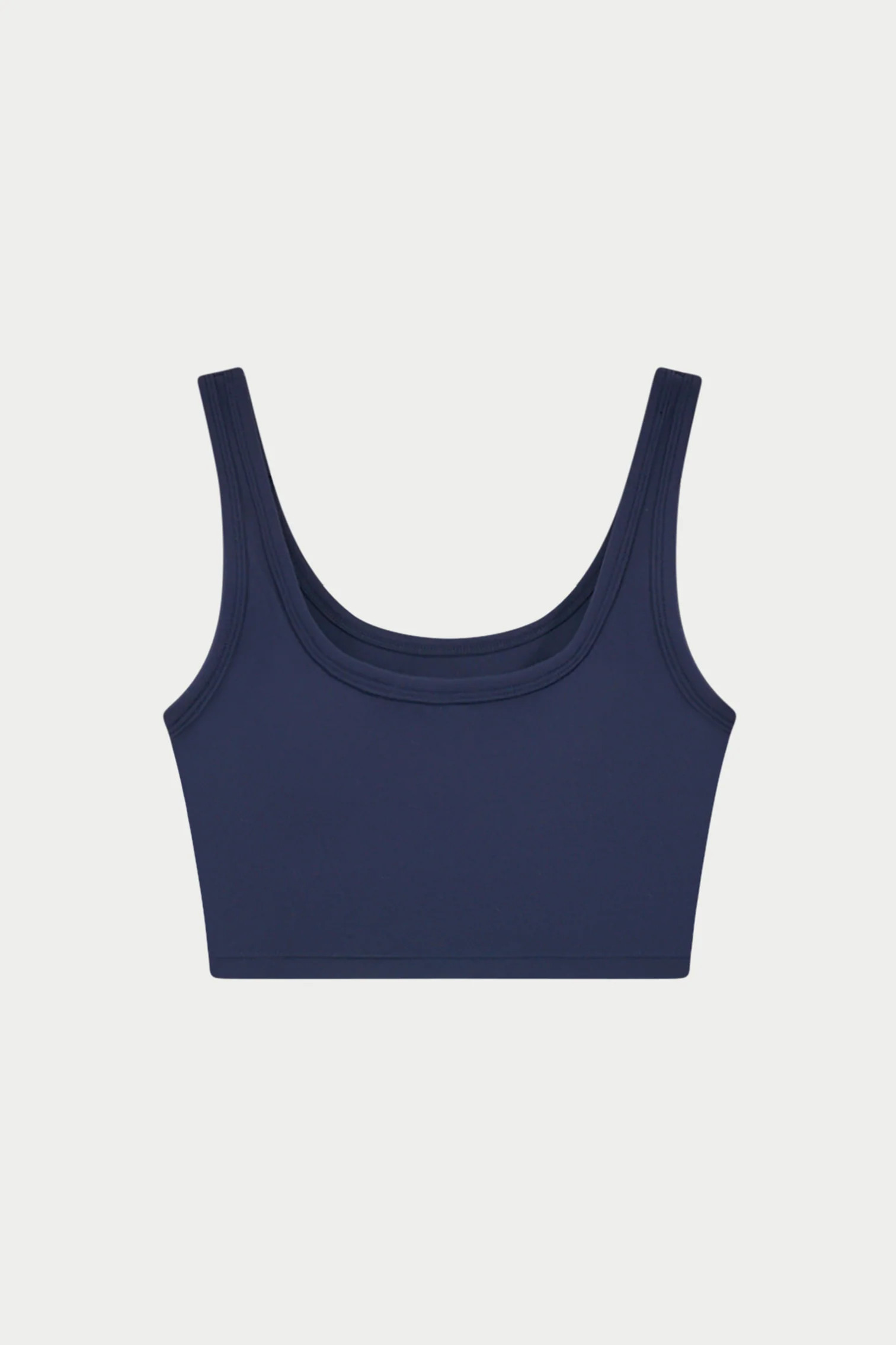 SCULPTING STRETCH EMBLEM SPORTS BRA - DARK NAVY | The Couture Club