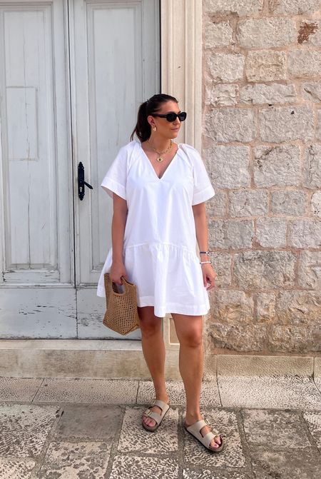 Little white dress outfit idea for vacation: 




size 10 fashion | size 10 | Tall girl outfit | tall girl fashion | midsize fashion size 10 | midsize | tall fashion | tall women | target dress | target fashion 

#LTKMidsize #LTKStyleTip #LTKFindsUnder50