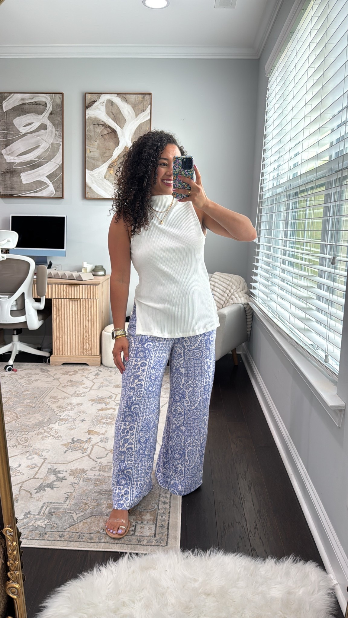 Obsessed with this Old Navy top wearing a medium and Walmart Jessica Simpson pants also in a medium 

#LTKBeauty #LTKStyleTip #LTKSaleAlert