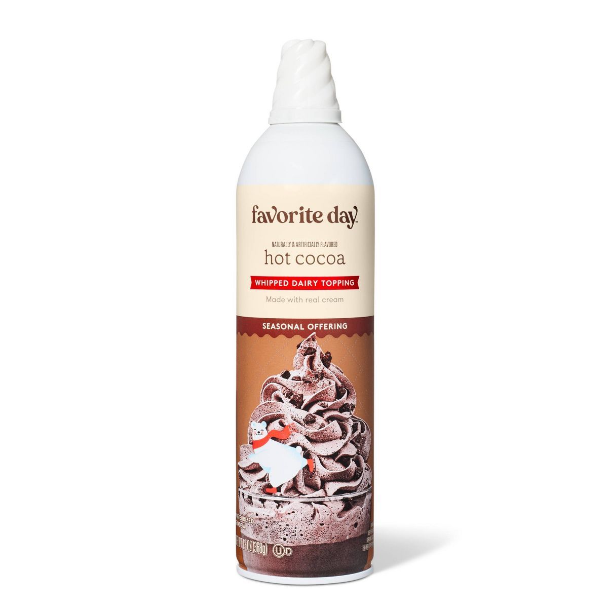 Holiday Hot Cocoa Whipped Dairy Topping - 13oz - Favorite Day™ | Target