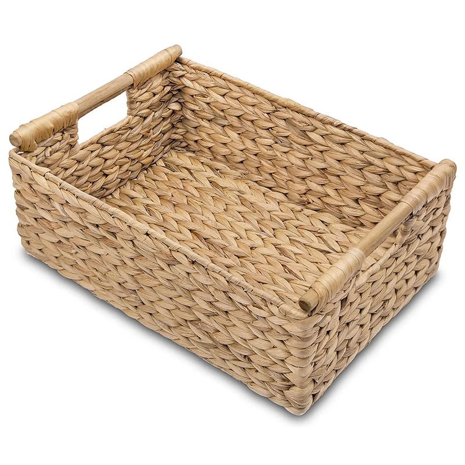 Small Wicker Baskets for Organizing Bathroom, Hyacinth Baskets for Storage, Wicker Storage Basket... | Walmart (US)