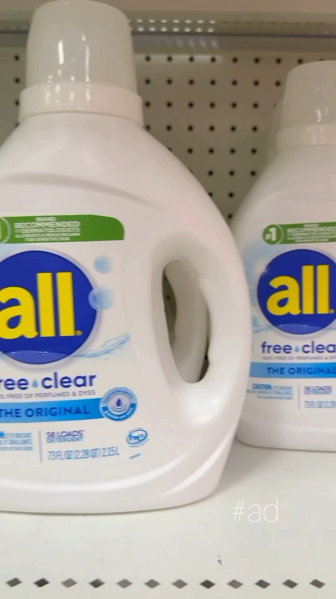 #ad With 3 kids I swear I'm doing laundry all day, every day! All the boys have sensitive skin, so the only laundry detergent I use for their clothes is all® free clear! It's hypoallergenic, free of dyes and fragrance allergens found in leading scented detergents, and gentle on their sensitive skin! Best part is l can find it @target, because I got through a TON of it! #sensitiveskin #skincaretips #laundry #skincare #targetpartner #target @all_laundry


#LTKmomlife #LTKKids #LTKFamily