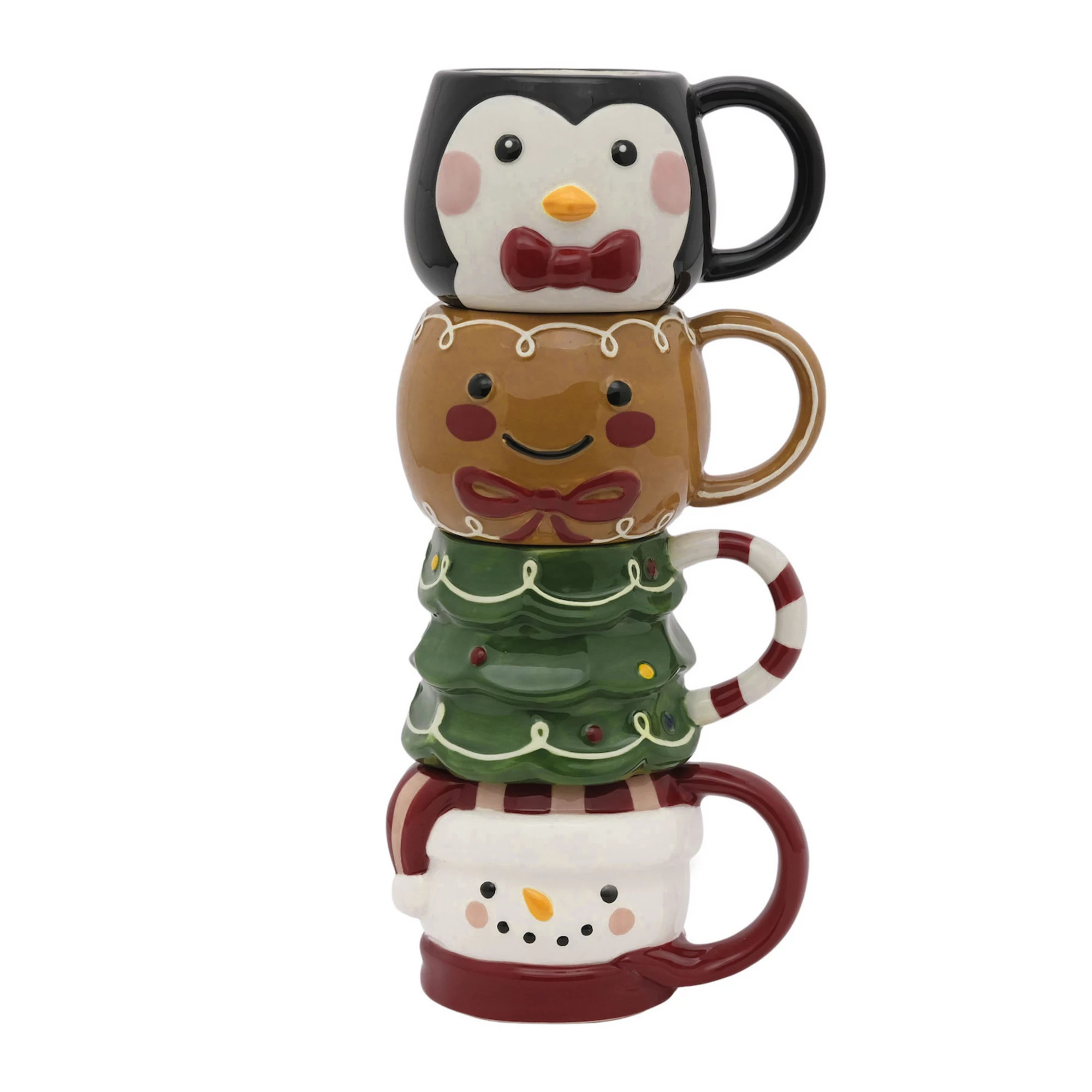 St. Nicholas Square® 4-Piece Holiday Icon Stacking Mug Set | Kohl's