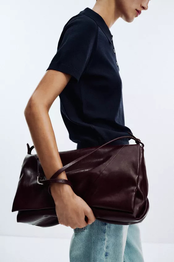 ENVELOPE BAG WITH HANDLE | Zara US