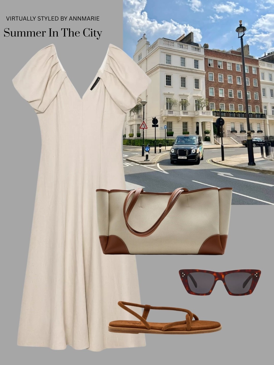 Summer in the city - with s linen dress, brown sandals & a canvas tote 

#LTKdresses #LTKspring #LTKstyletip
