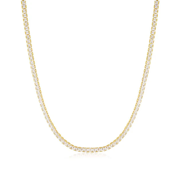 CZ Princess Tennis Choker | Adina Eden