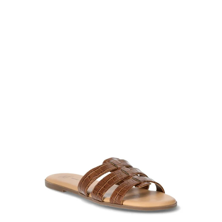 Time and Tru Women's Fisherman Slide Sandals - Walmart.com | Walmart (US)
