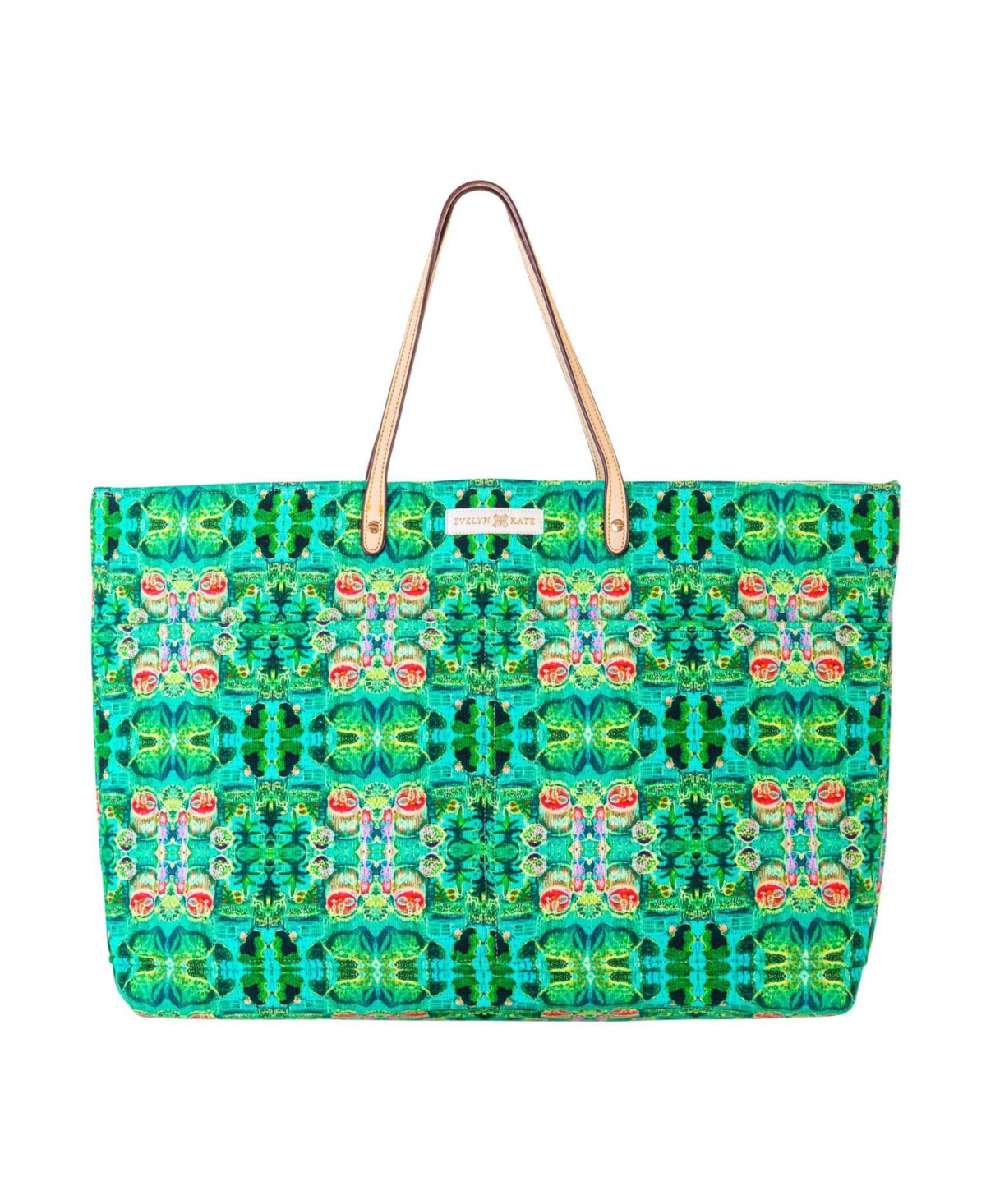 Evelyn & Kate Original Canvas Tote - Red hair girl tea party | Macy's