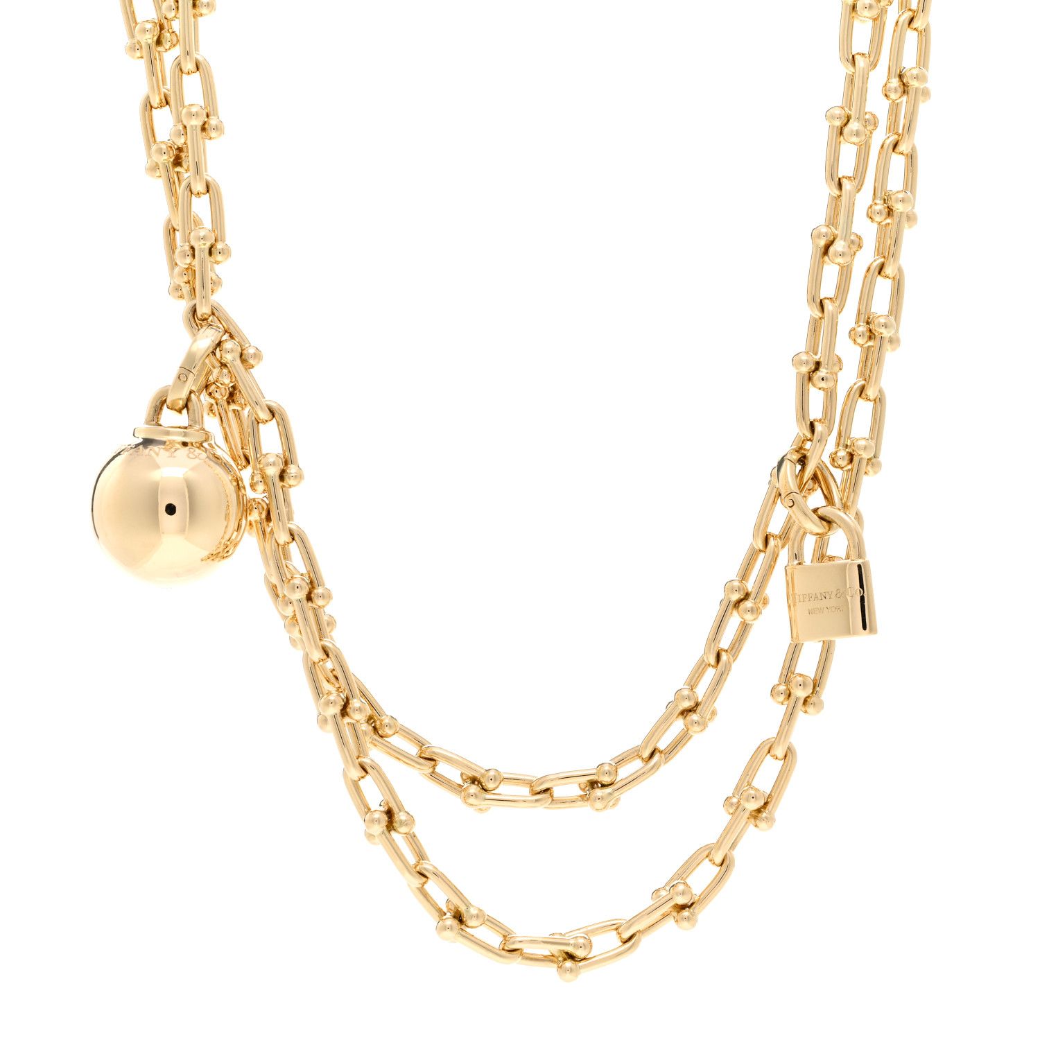 18K Yellow Gold HardWear Wrap Necklace | FASHIONPHILE (US)