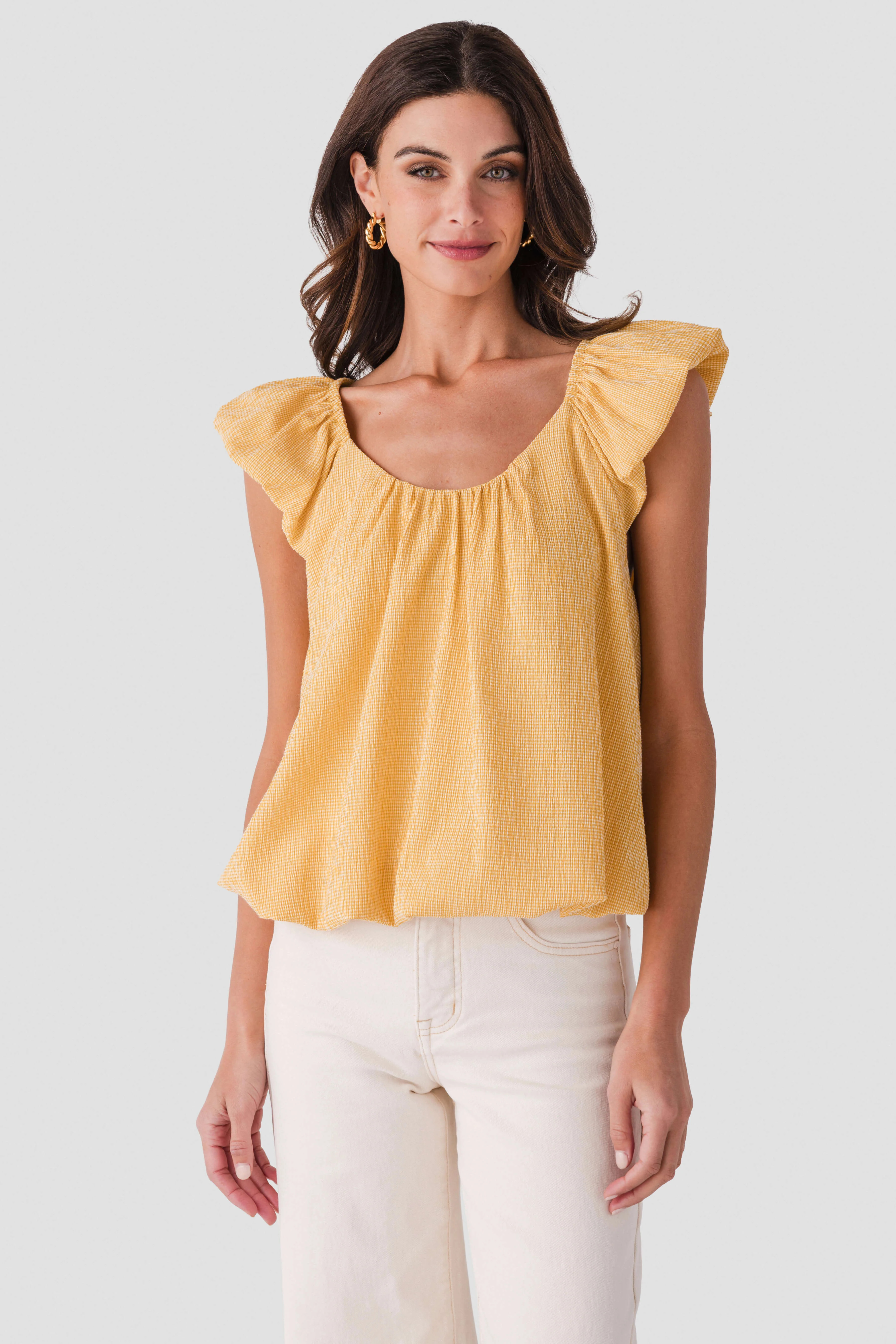 Things Between Bubble Hem Top | Social Threads
