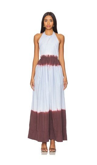 Blair Dress in Fudge & Sky Blue | Revolve Clothing (Global)