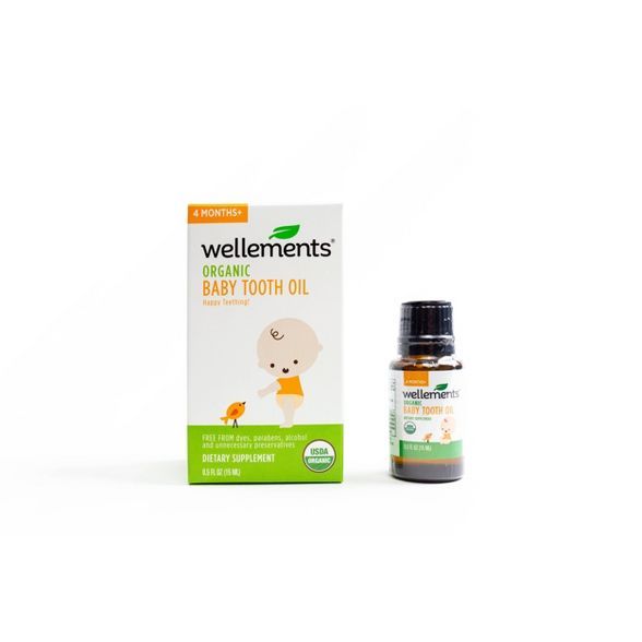 Wellements Organic Baby Tooth Oil - 0.5 fl oz | Target
