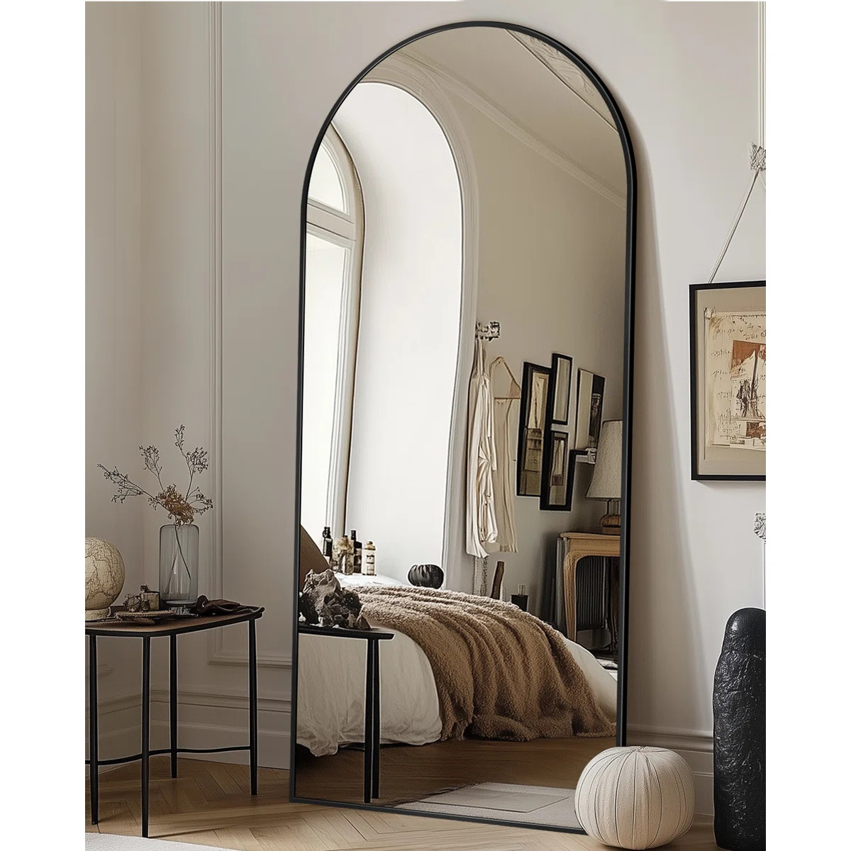 Arched  Metal Oversized Full-Length Mirror | Wayfair North America