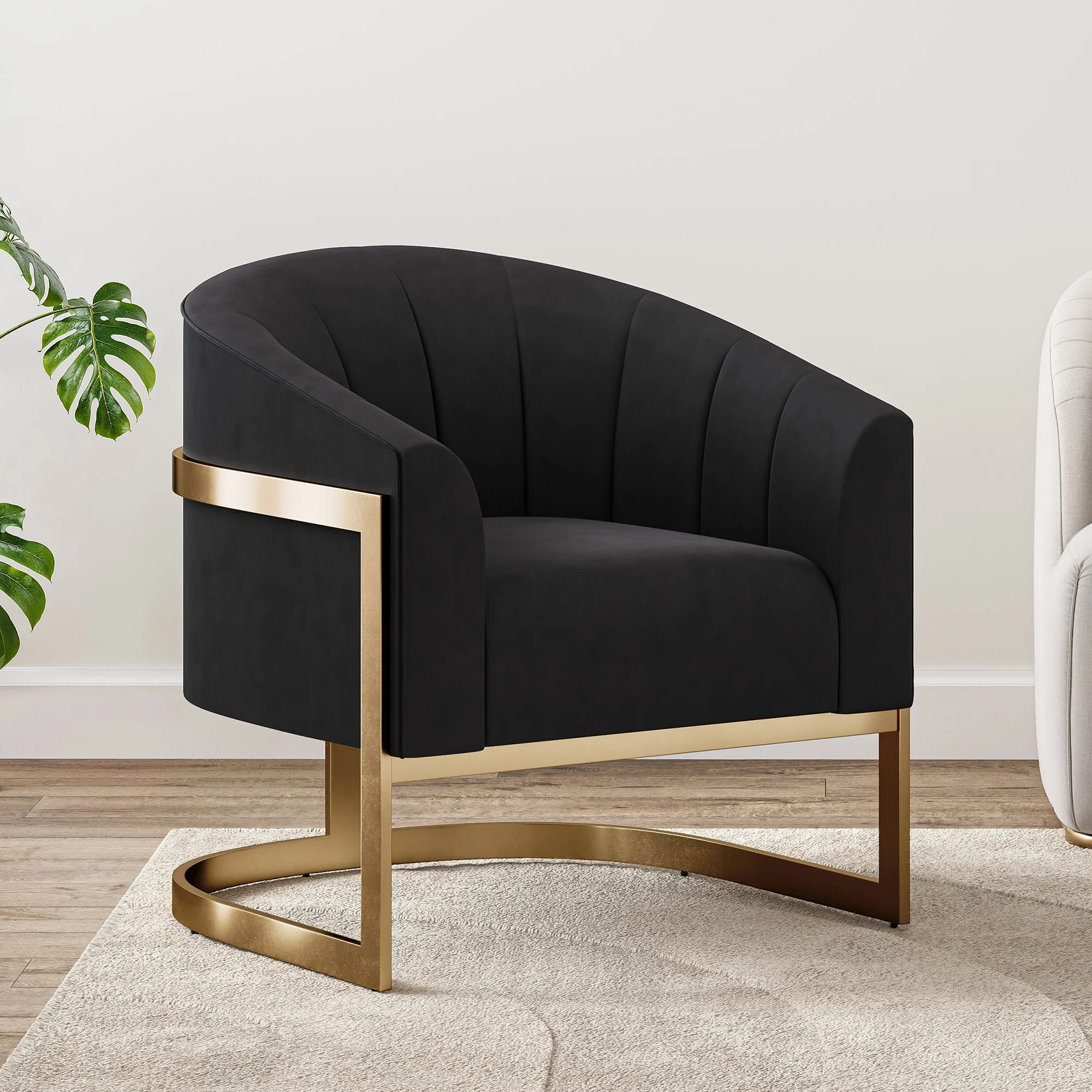 Ellisville Upholstered Swivel Barrel Chair | Wayfair North America