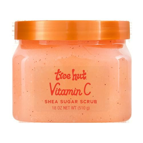 Tree Hut Vitamin C Shea Sugar Scrub, 18 oz, Ultra Hydrating and Exfoliating Scrub for Nourishing Essential Body Care | Amazon (US)