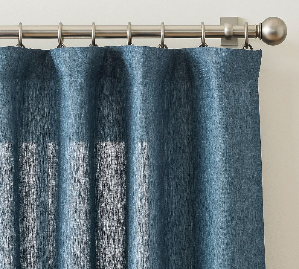Belgian Flax Linen Curtain | Pottery Barn (US)