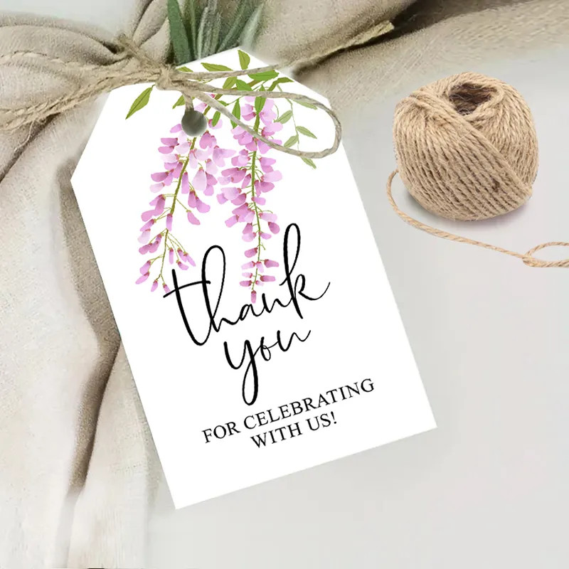 Gift Tags Cards+thread, Gift Packaging Labels With String, For Birthday,wedding, Party,baby Showe... | Temu Affiliate Program