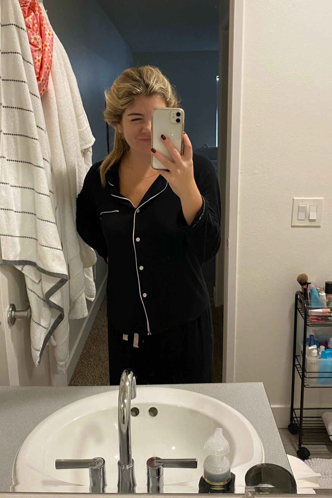 my fav pajamas (sold out in black but they restock often!!!)  + my morning routine products! 

#LTKSeasonal #LTKbeauty #LTKU