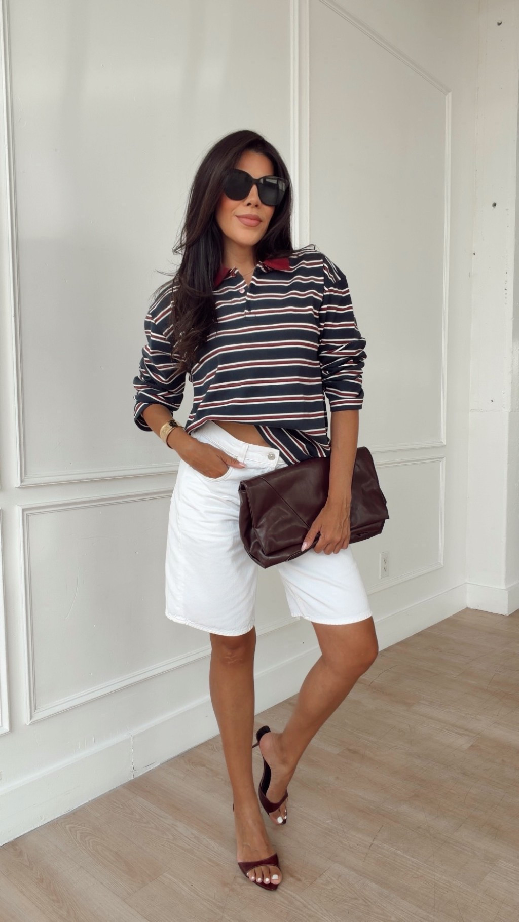 Cool mom OOTD! Wearing size small in top, size 27 in jorts

#LTKootd #LTKgrwm #LTKmomlife