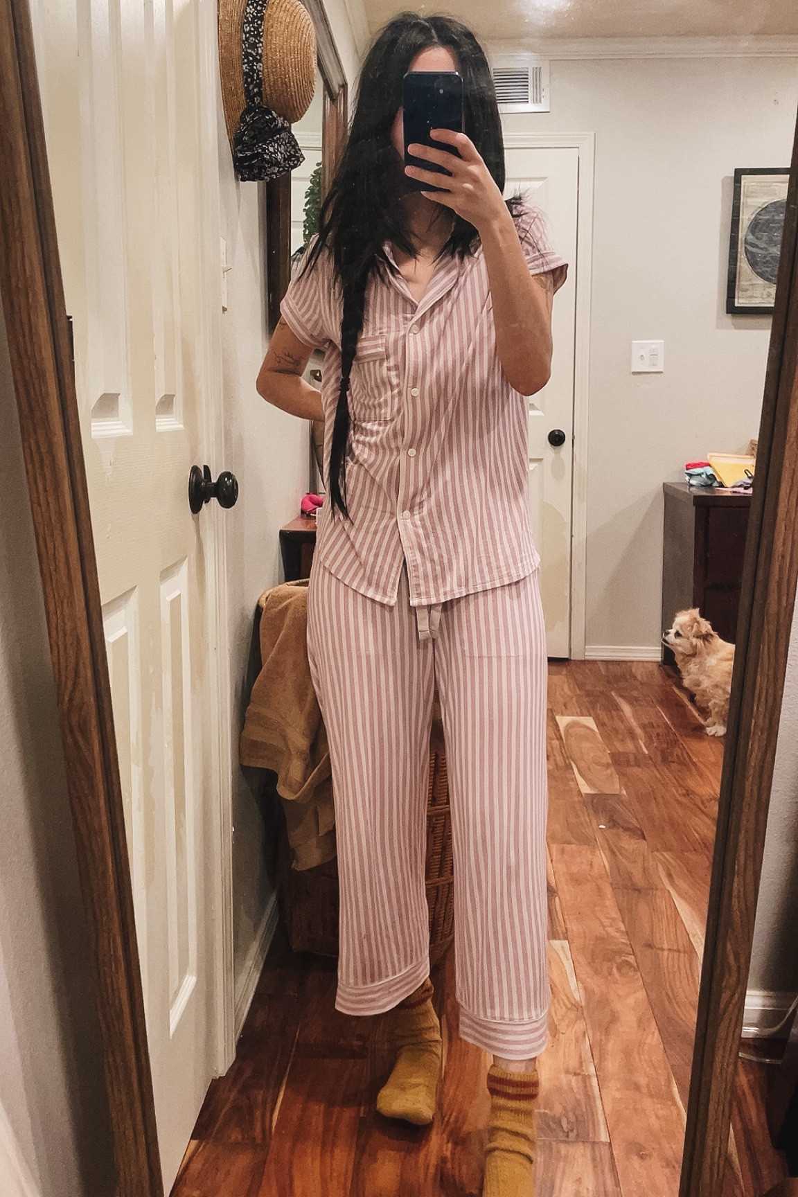 I love having a matching pajama set 🥹 