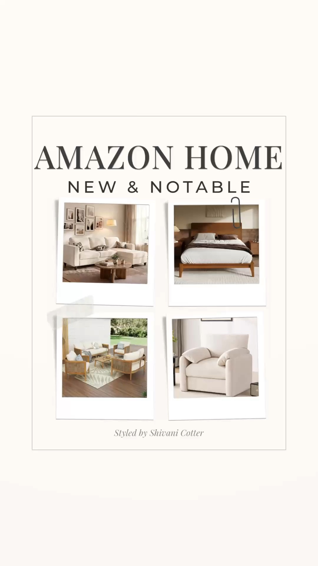 Amazon Home For Less

The best quality Amazon home furniture finds that look expensive but are actually affordable. From the viral cloud sofa sectional to a cozy accent chair, bamboo platform bed, and outdoor wicker patio set, these are the pieces trending right now.
If you’re refreshing your living room, bedroom, or outdoor space, these neutral, timeless finds give that clean, elevated look without the designer price tag. 

 #LTKHome #LTKSaleAlert