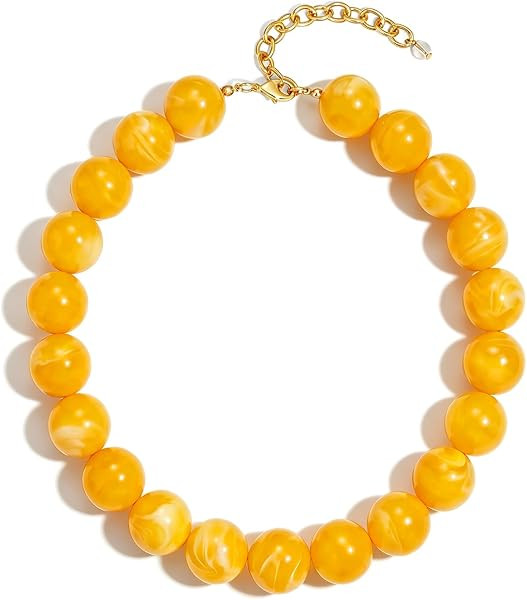 Beaded Necklaces for Women Statement Chunky Necklace | Amazon (US)