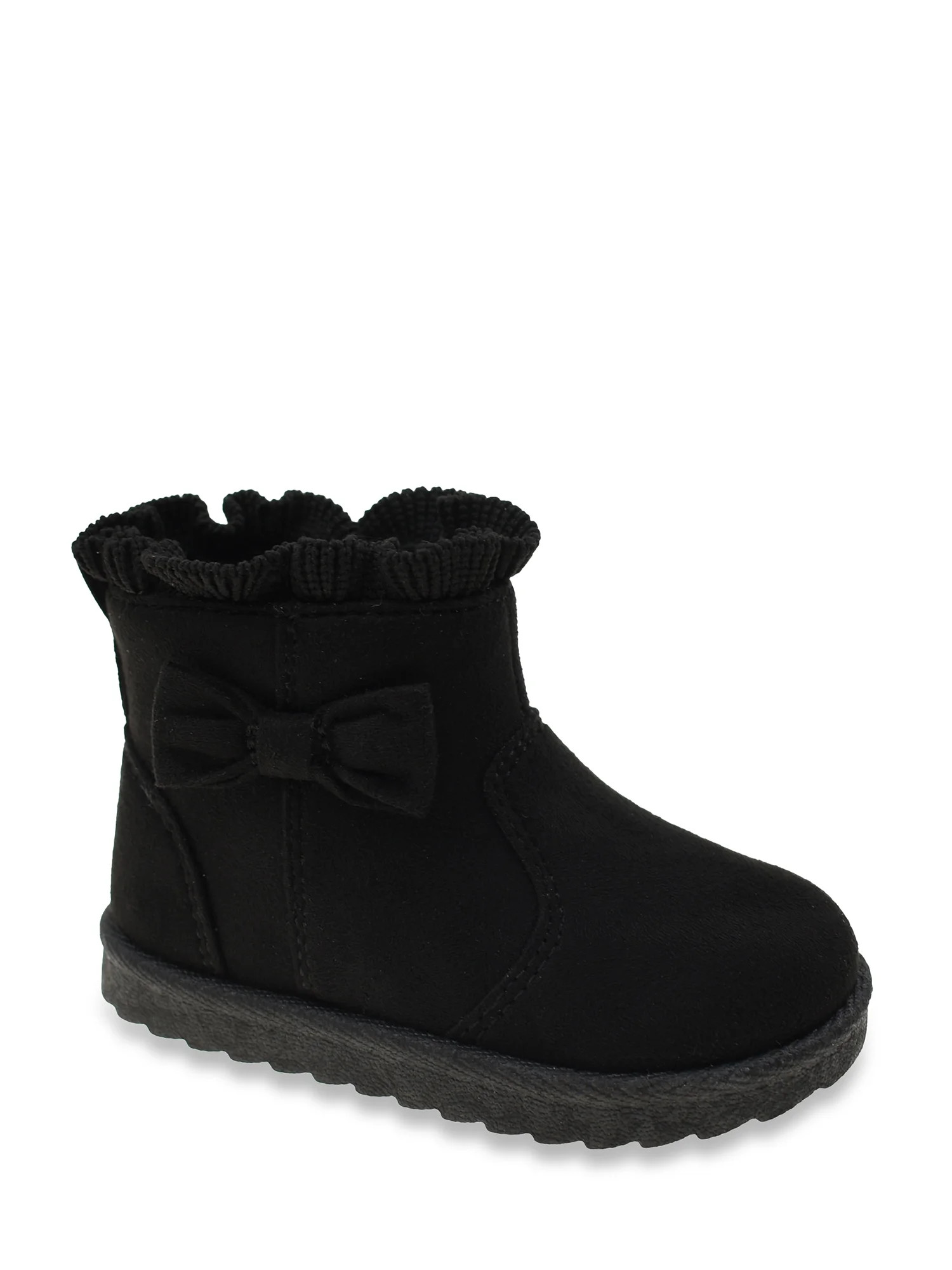 Wonder Nation Baby & Toddler Girls Faux Fur Shearing Boot | Walmart (US)