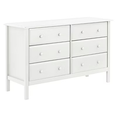DaVinci Jayden 6-Drawer Double Wide Dresser - White | Target