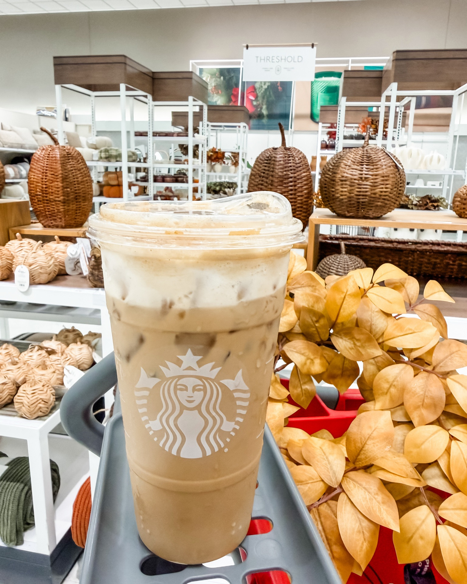#ad Fall browsing at @Target   just hits different But first, a quick stop at the @Starbucks Cafe
for an Iced Pumpkin Cream Shaken Espresso! It is SO good and
sets the mood for a successful trip. What’s your current fall go-to drink? @target #targetpartner
#starbuckscreator #starbucks click my ltk link here for more @shop.ltk #liketkit
https://on.ltk.com/+o8vCt7C7v6ve54kNLGr1pQ

Comment SHOP below to receive a DM with the link to this post on my LTK ⬇ https://liketk.it/6ouqD