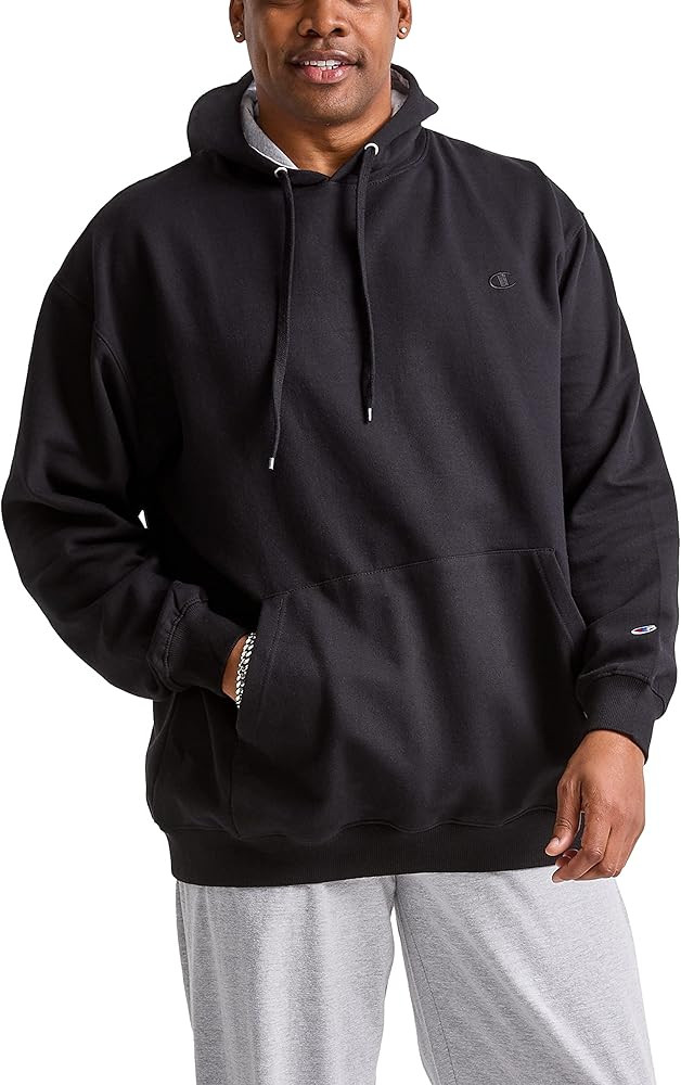 Champion Men's Pullover Fleece Hoodie, Midweight, C Logo (Reg. Or Big & Tall) | Amazon (US)