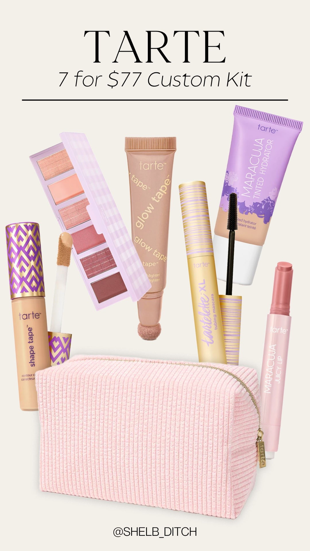 Tarte 7 for $77 kit. Tarte deals. Tarte makeup.

#LTKSaleAlert #LTKBeauty #LTKgrwm