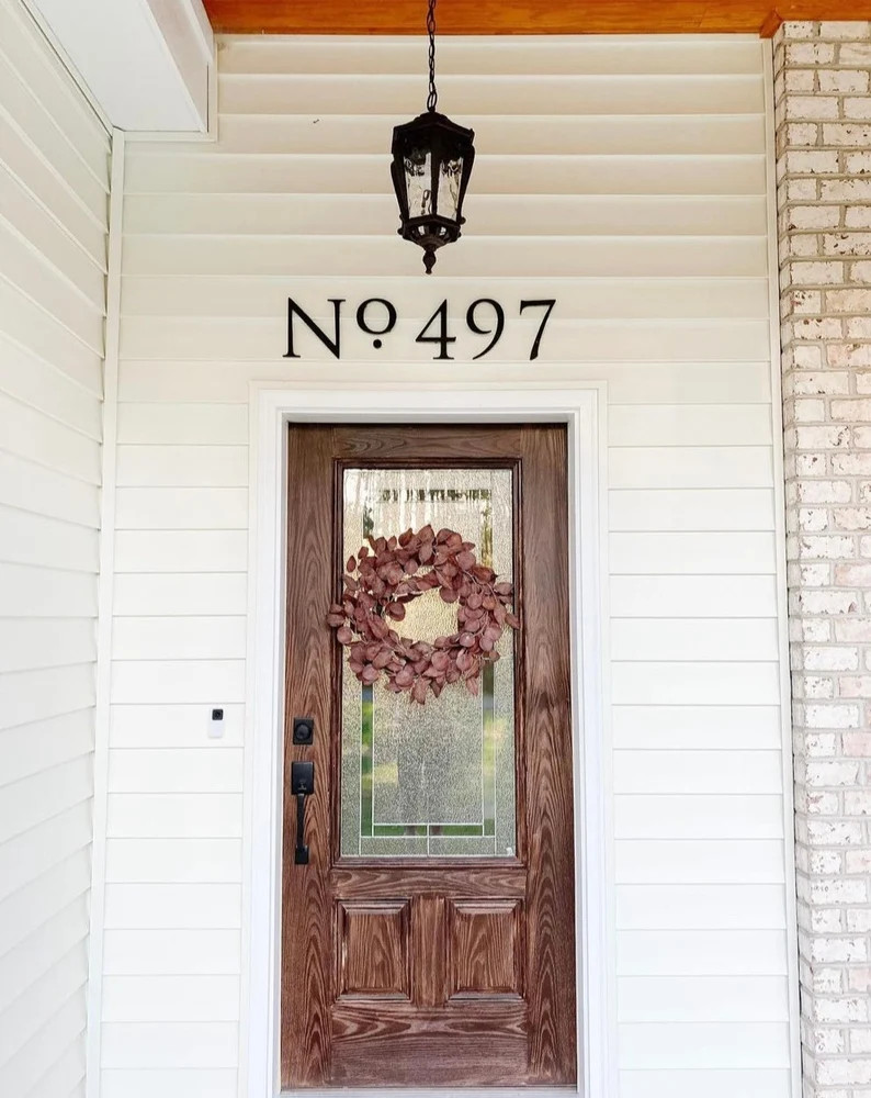 7 inch Roman House Numbers Letters | Etsy (US)