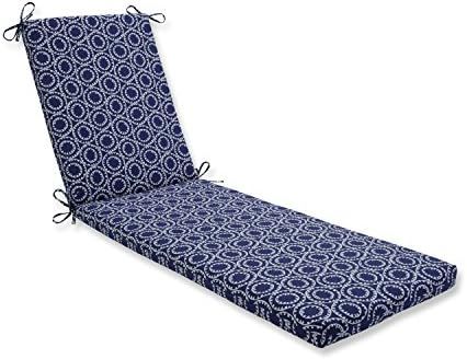 Pillow Perfect Outdoor/Indoor Ring a Bell Navy Chaise Lounge Cushion, 80" x 23", Blue | Amazon (US)