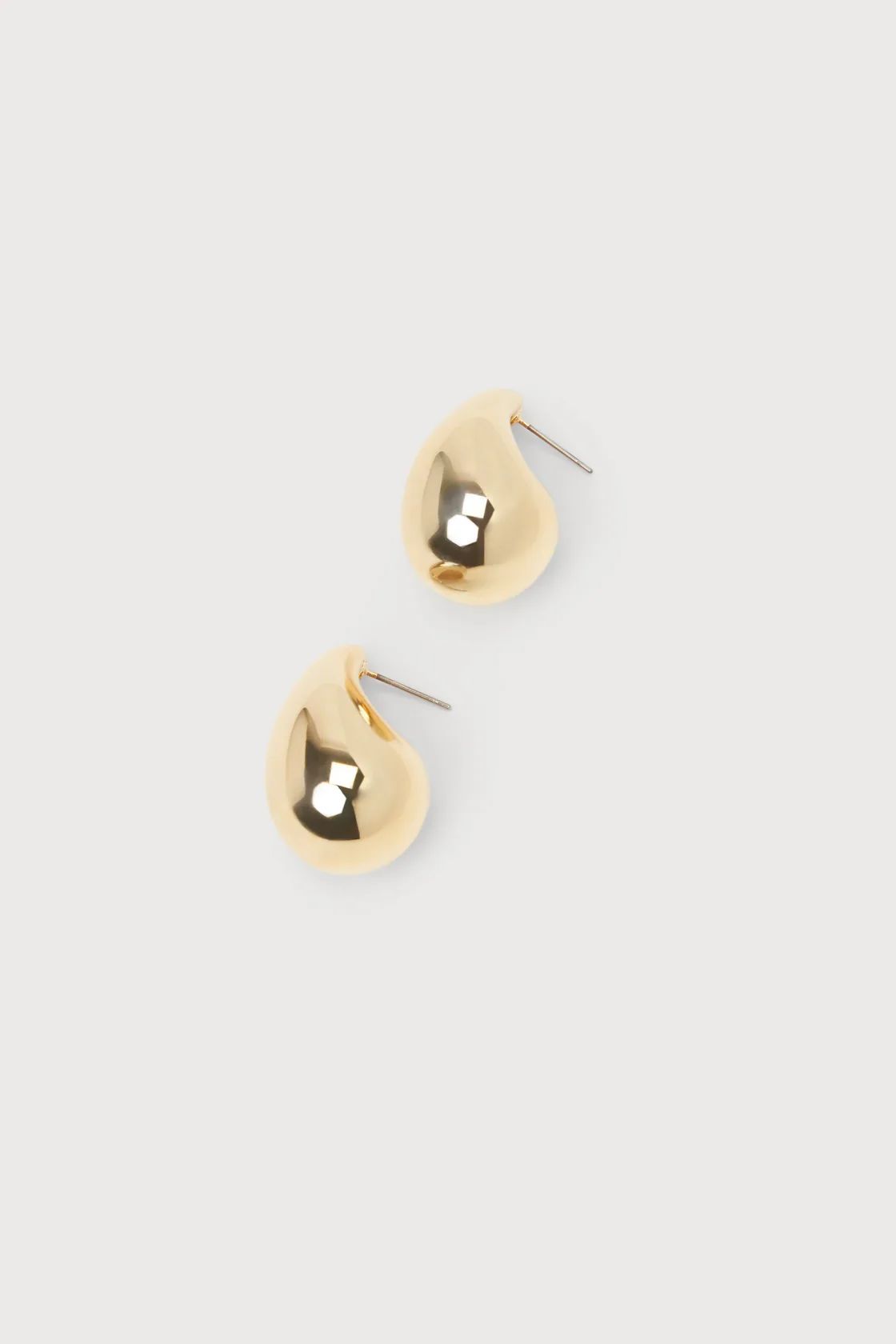 Stylish Glow Gold Oversized Teardrop Earrings | Lulus