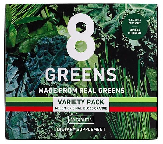 8Greens Effervescent Drink Tablets 30 Count Choice of Flavor - QVC.com | QVC