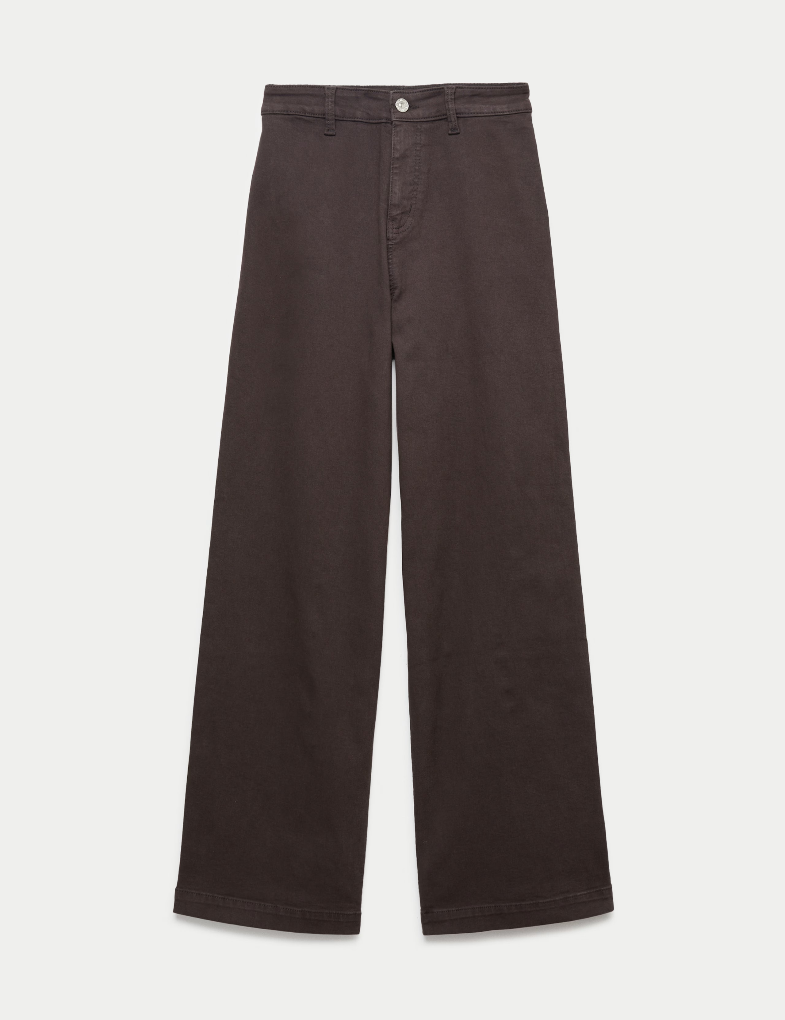 High Waisted Wide Leg Ankle Grazer Jeans | Marks & Spencer (UK)