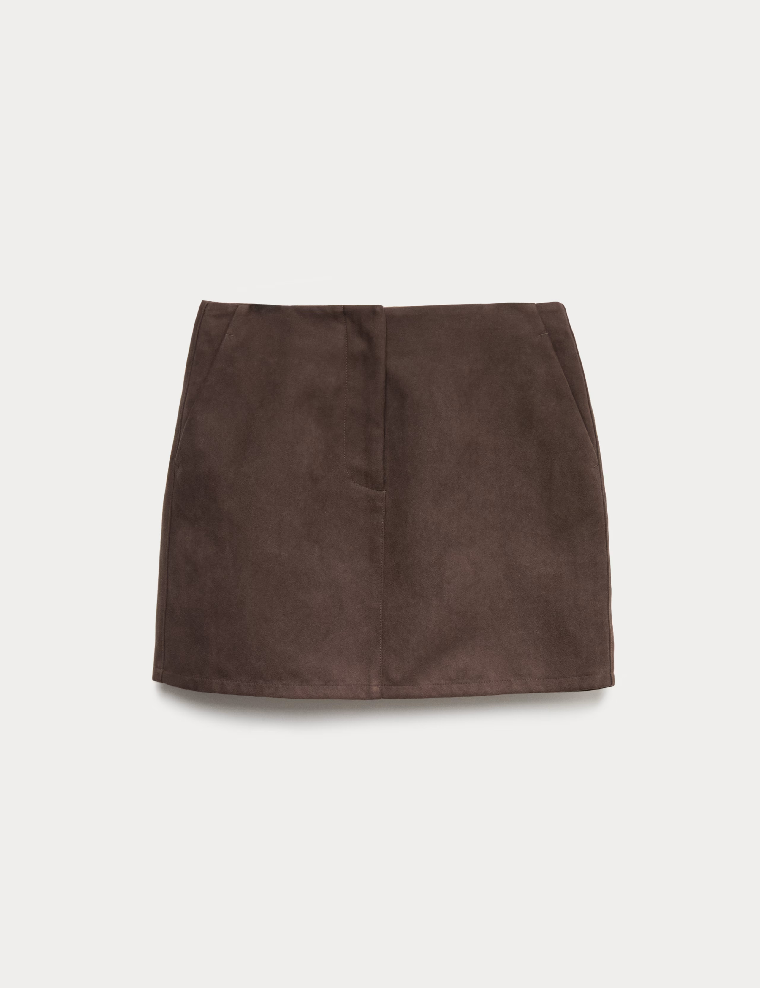 Suedette Mini A-Line Skirt | M&S | M&S | Marks & Spencer (UK)