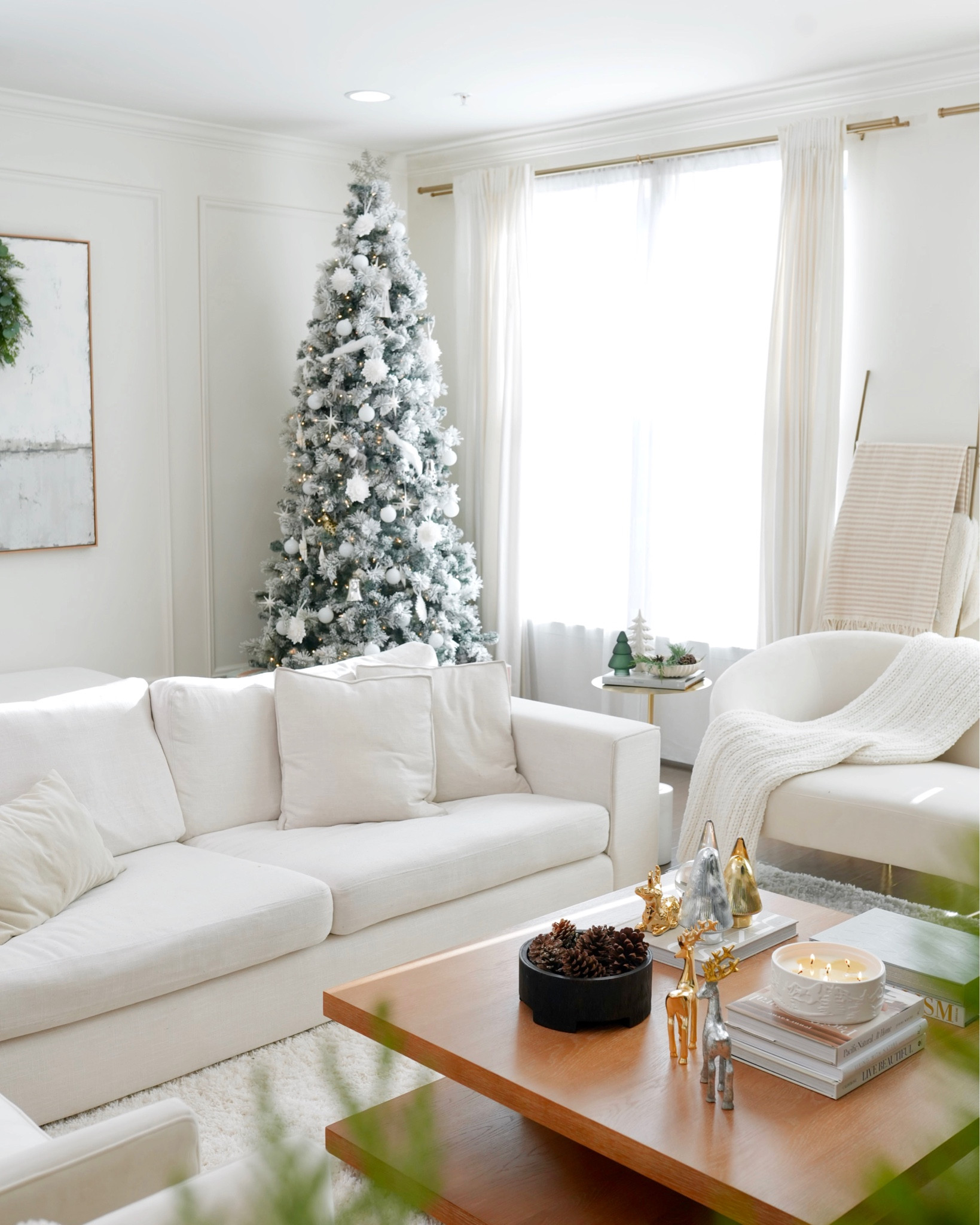 Christmas Home Decor 🎄 neutral home decor, Christmas decor , cloud couch , luxury decor , modern organic 

#LTKGiftGuide #LTKSeasonal #LTKHoliday