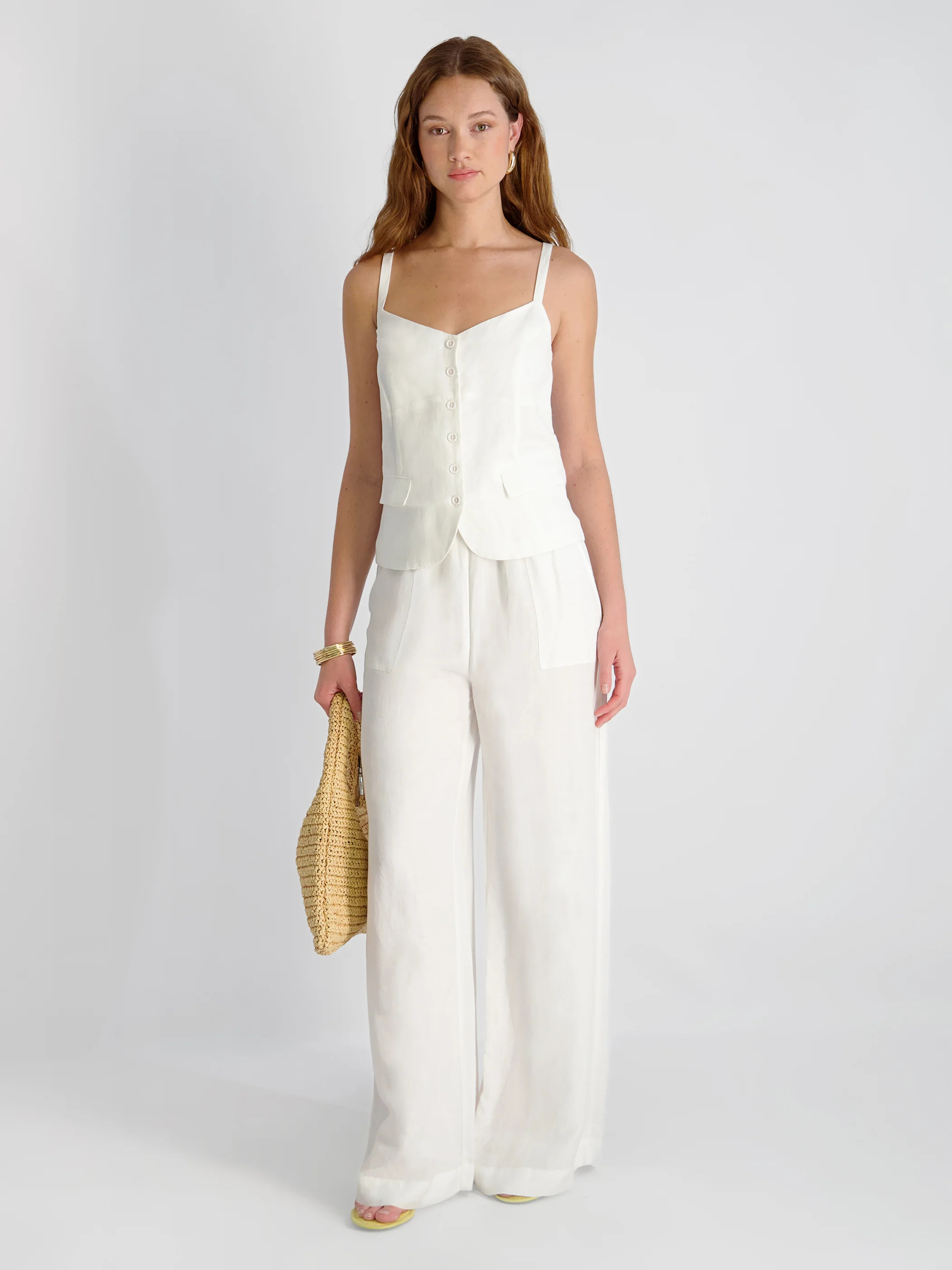 COOPER LINEN TAILORED CAMI | French Connection (US)
