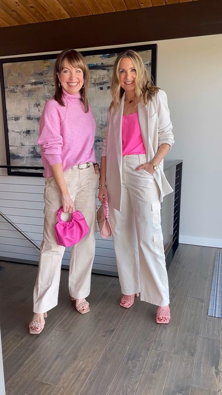 Next up in our series on Spring Trends…Styling Cargo Pants!🤗 We’re always looking for new cool, casual pant options, and we found some fantastic pairs of cargo pants that look great styled casually or a bit dressy! We’re so excited about this trend, we wrote a new blog post on LASTSEENWEARING.com: “Spring Trends We’re Loving: Cargo Pants!” (link in bio!)
•
So far we’ve covered other spring trends like denim skirts, sheer tops, all things pink and now cargo pants!💗 We love spring fashion, and trying out a new trend is a great way to amp up your spring wardrobe!🌸😎 You can shop our cargo pant looks on the @shop.ltk app, on lastseenwearing.com and we’ll put the links in our stories!! 

Cargo pants, H&M, Nordstrom, Old Navy, Happy Hour sweatshirt, white sneakers, pink cami, pink sweater, Express, Mango, spring outfit, workwear, #ltkspring

#LTKunder50 #LTKFind #LTKstyletip