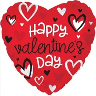 Val26 HVD Stylish Heart Stick Balloon | Walmart (US)