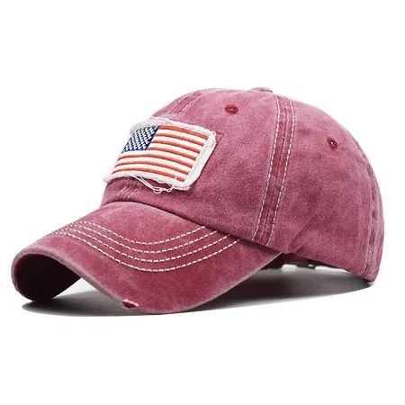 Mchoice Womens Baseball Cap Distressed Vintage Unconstructed Embroidered Patch Hat on Clearance | Walmart (US)