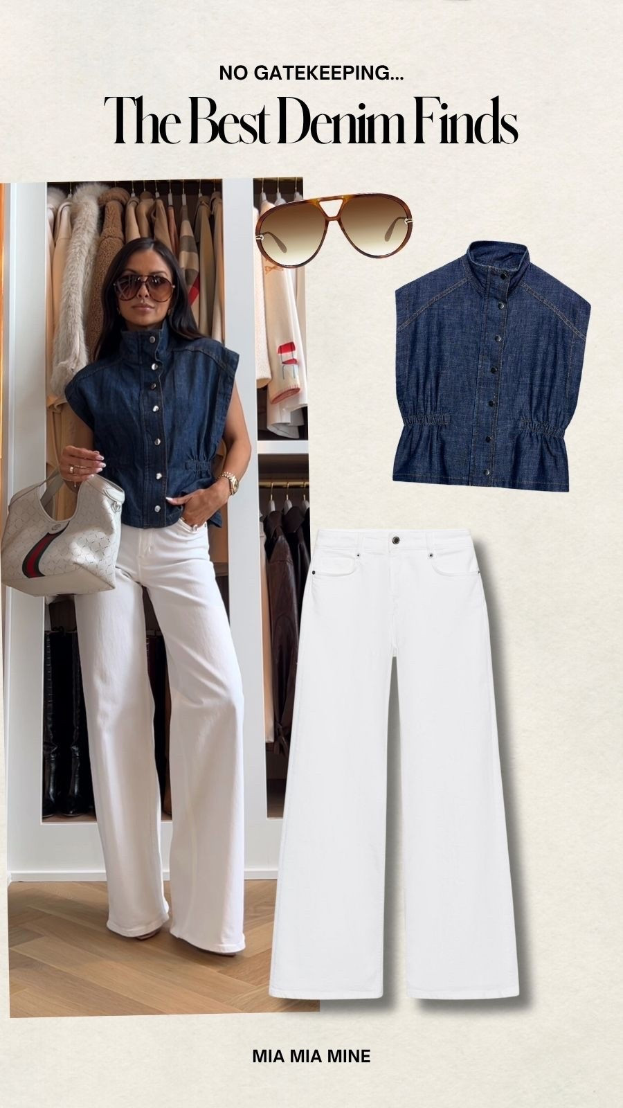 Zara new arrivals 
Zara denim vest wearing an XS
Zara denim wearing a 0

#LTKOver40 #LTKmomlife #LTKootd